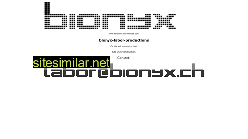 bionyx.ch alternative sites