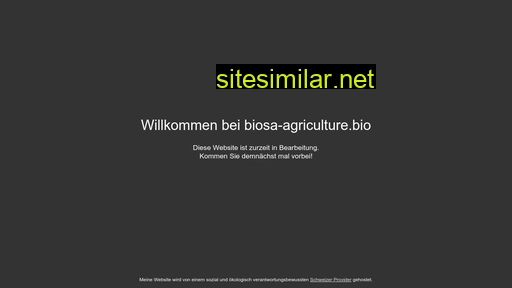 Biosa-agriculture similar sites