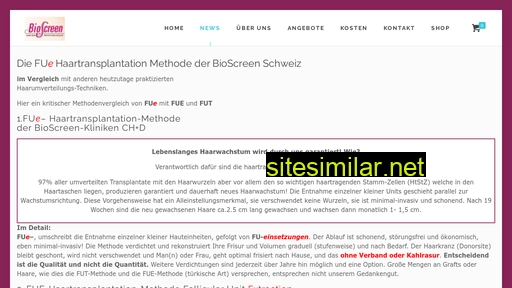 bioscreen.ch alternative sites