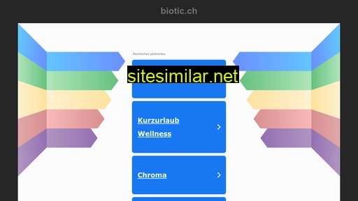 biotic.ch alternative sites