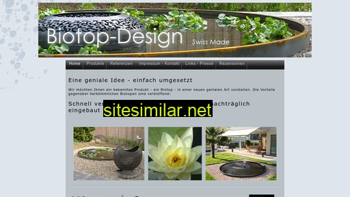 biotop-design.ch alternative sites