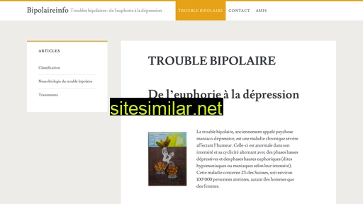 bipolaireinfo.ch alternative sites