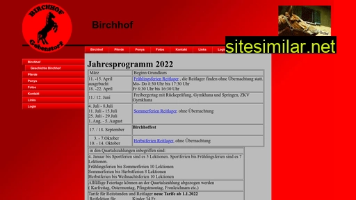 birchhof.ch alternative sites