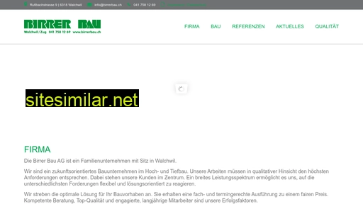 birrerbau.ch alternative sites