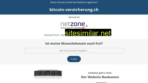 Bitcoin-versicherung similar sites