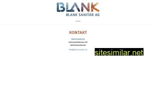 blank-sanitaer.ch alternative sites