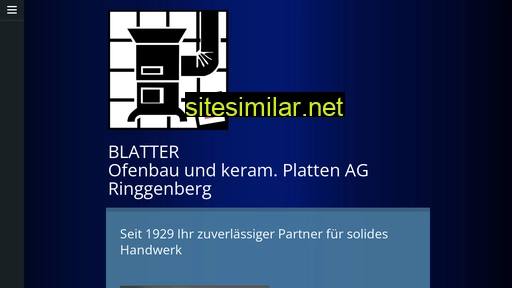 blatterofenbau.ch alternative sites
