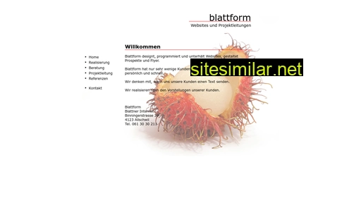 blattform.ch alternative sites