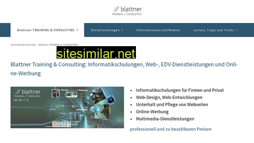blattner-training.ch alternative sites