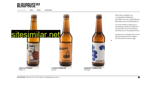 blaupause-bier.ch alternative sites