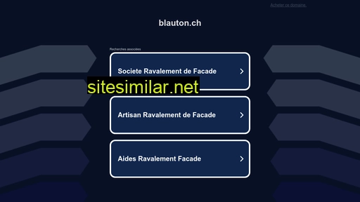 blauton.ch alternative sites
