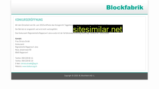 blockfabrik.ch alternative sites