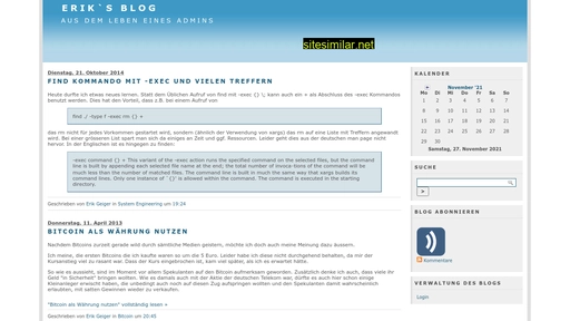 blog.geiger-online.ch alternative sites