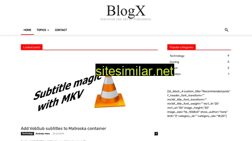 Blogx similar sites