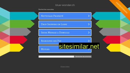 Blue-wonder similar sites