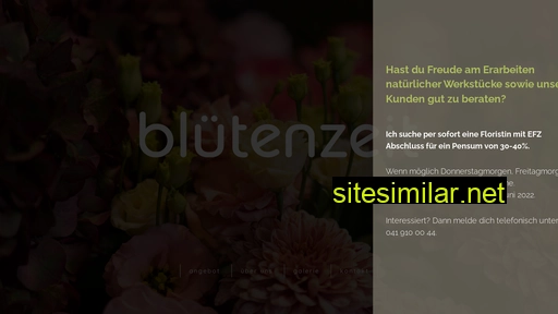 bluetenzeit.ch alternative sites