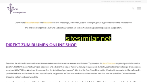 blumenackermann.ch alternative sites