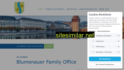 blumenauer-consulting.ch alternative sites