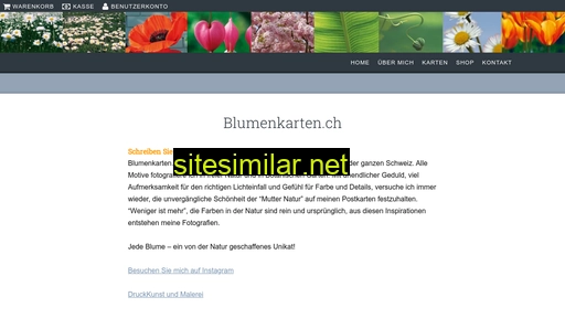 blumenkarten.ch alternative sites
