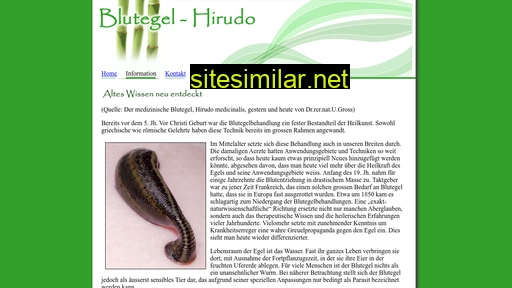 blutegel-hirudo.ch alternative sites