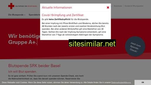blutspende-basel.ch alternative sites