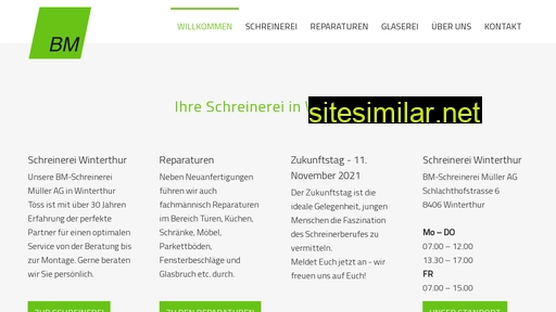 bm-schreinerei.ch alternative sites