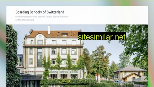 Boarding-schools-switzerland similar sites