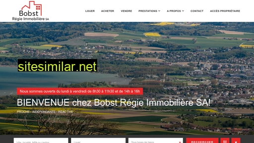 bobst-immobilier.ch alternative sites