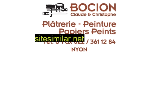 bocion-peinture.ch alternative sites