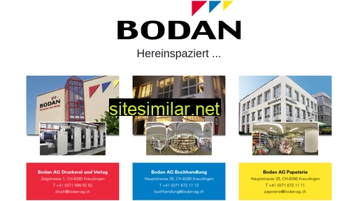 bodan-ag.ch alternative sites