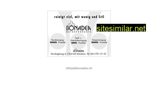 bonadea.ch alternative sites
