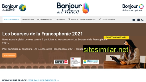 bonjourdefrance.ch alternative sites