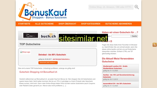 bonuskauf.ch alternative sites
