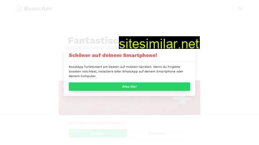 boostapp.ch alternative sites