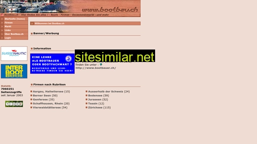 bootbau.ch alternative sites