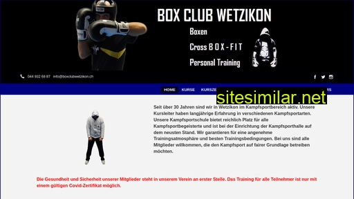 boxclubwetzikon.ch alternative sites