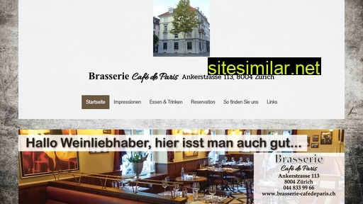 Brasserie-cafedeparis similar sites