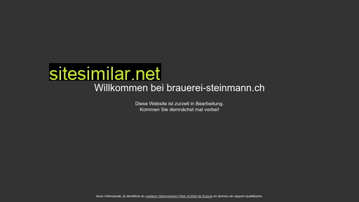 brauerei-steinmann.ch alternative sites