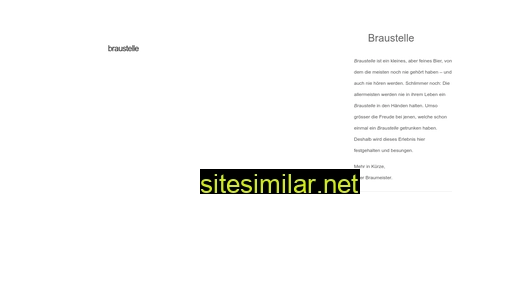 braustelle.ch alternative sites