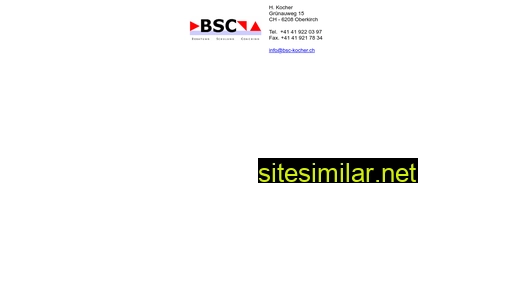 bsc-kocher.ch alternative sites
