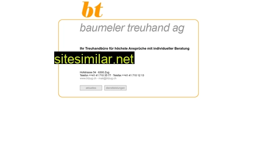 btzug.ch alternative sites