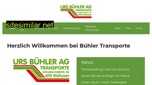 buehlertransporte.ch alternative sites