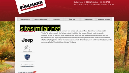 buehlmann.ch alternative sites