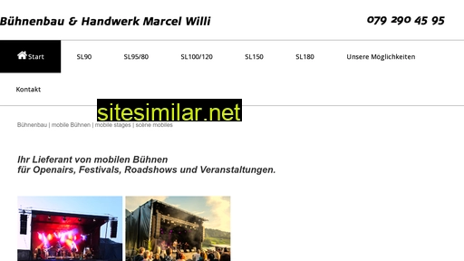buehnenbau-willi.ch alternative sites