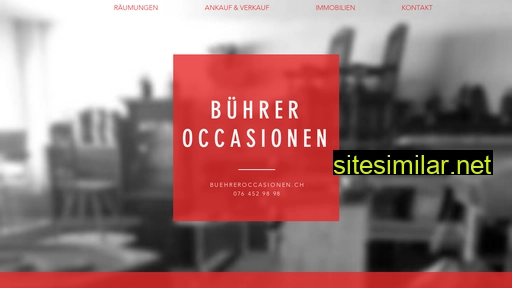 buehreroccasionen.ch alternative sites