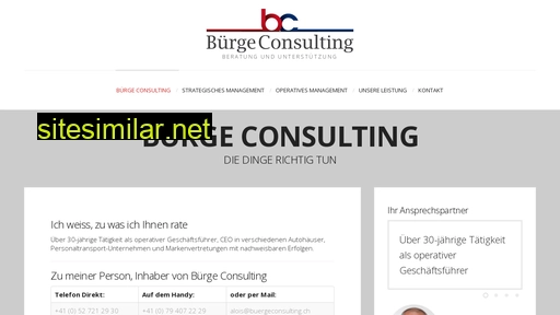 buergeconsulting.ch alternative sites