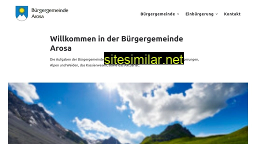 buergergemeinde-arosa.ch alternative sites