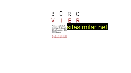 buero-vier.ch alternative sites