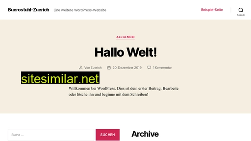 buerostuhl-zuerich.ch alternative sites