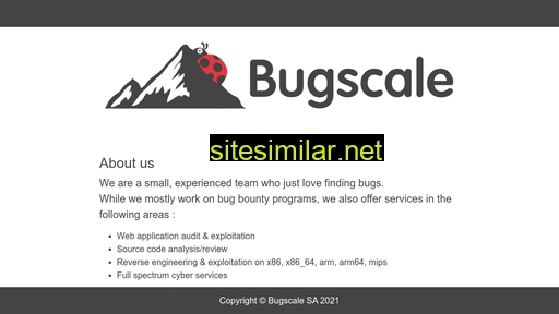 bugscale.ch alternative sites